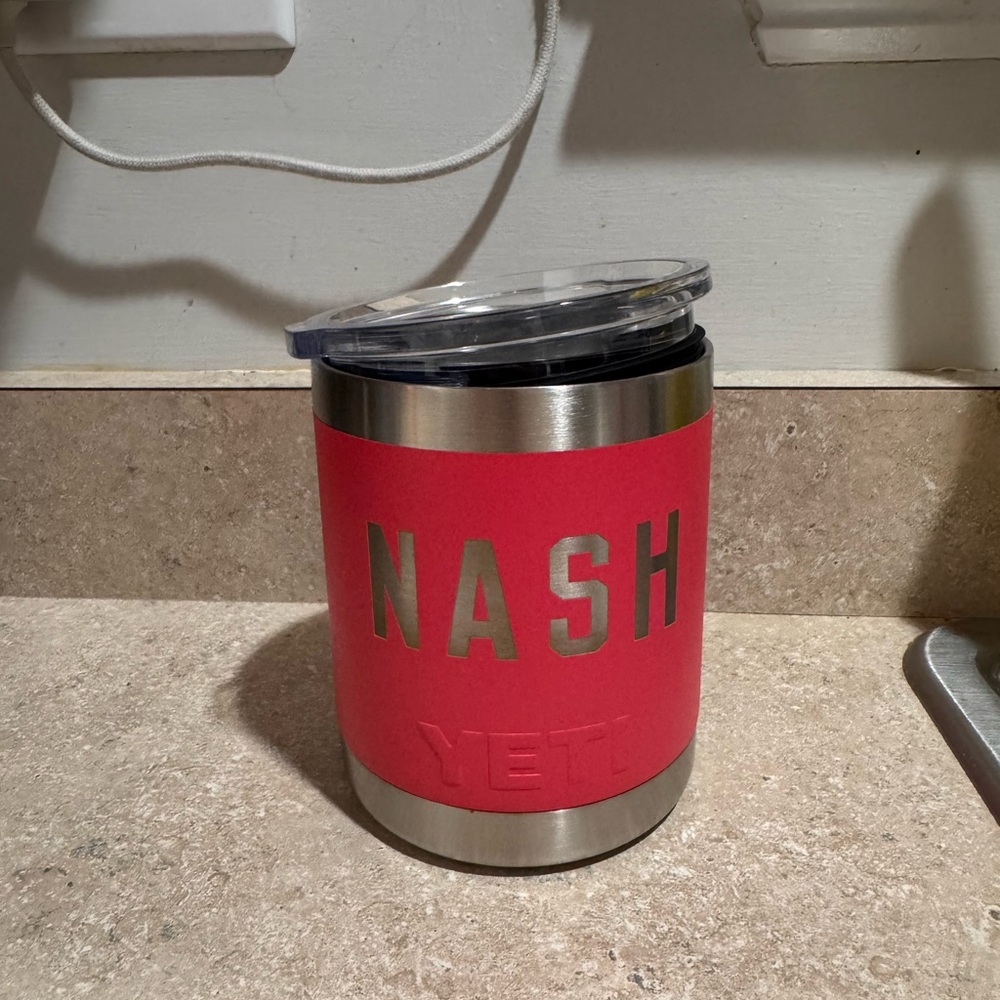 Yeti Red Stainless Steel Tumbler